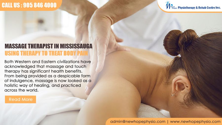 Massage Therapist in Mississauga Using Therapy to Treat Body Pain