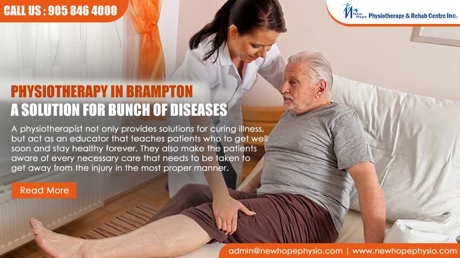 Physiotherapy in Brampton : A Solution for Bunch of Diseases