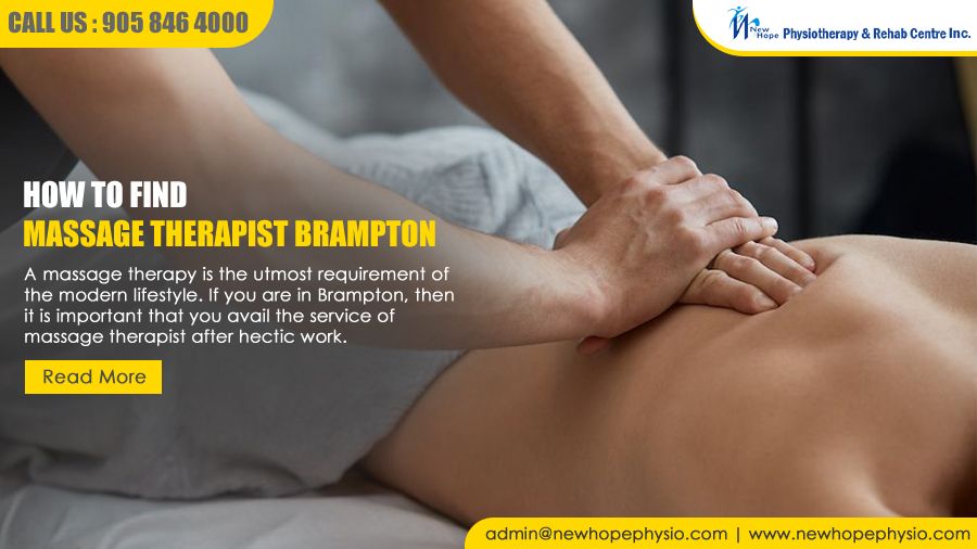 How To Find Massage Therapist Brampton | New Hope Physio