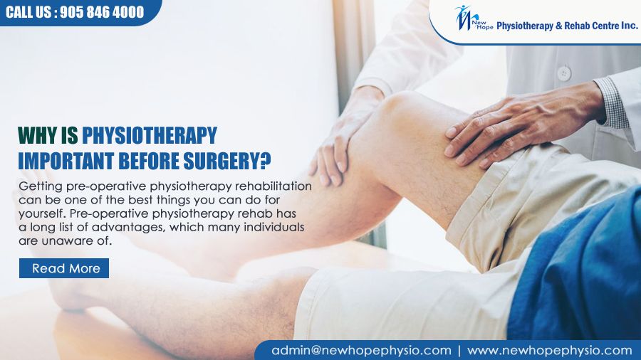 Why is Important Physiotherapy before Surgery?
