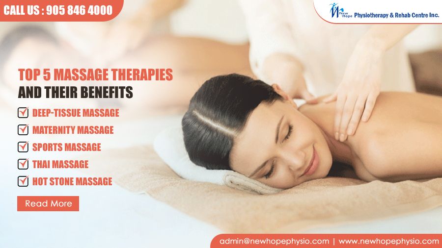Top 5 Massage Therapies and their Benefits