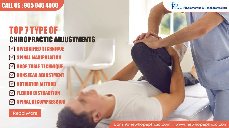 Top 7 types of Chiropractic Adjustments