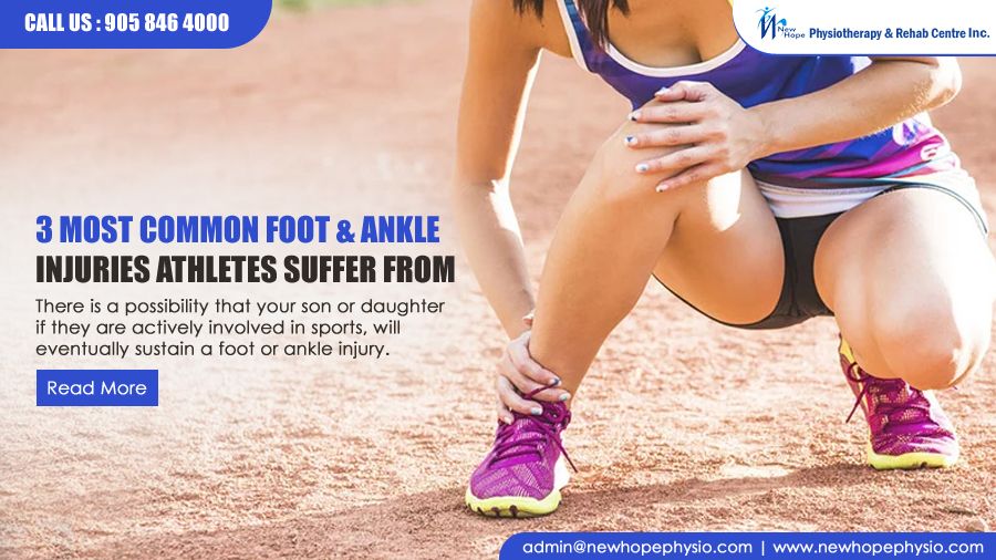 3 Most Common Foot & Ankle Injuries Athletes Suffer from
