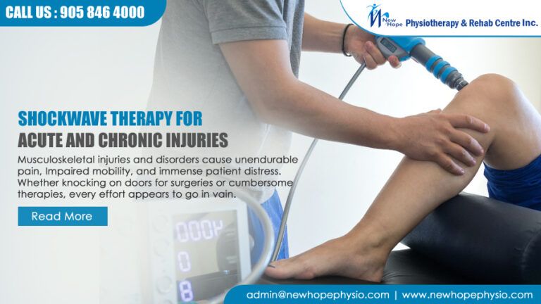 Shockwave Therapy for Acute and Chronic Injuries