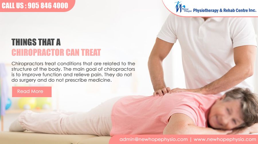 things that a chiropractor can treat
