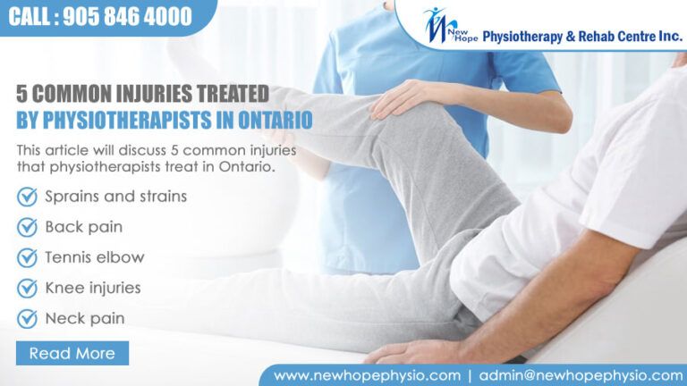 5 Common Injuries Treated By Physiotherapists In Ontario