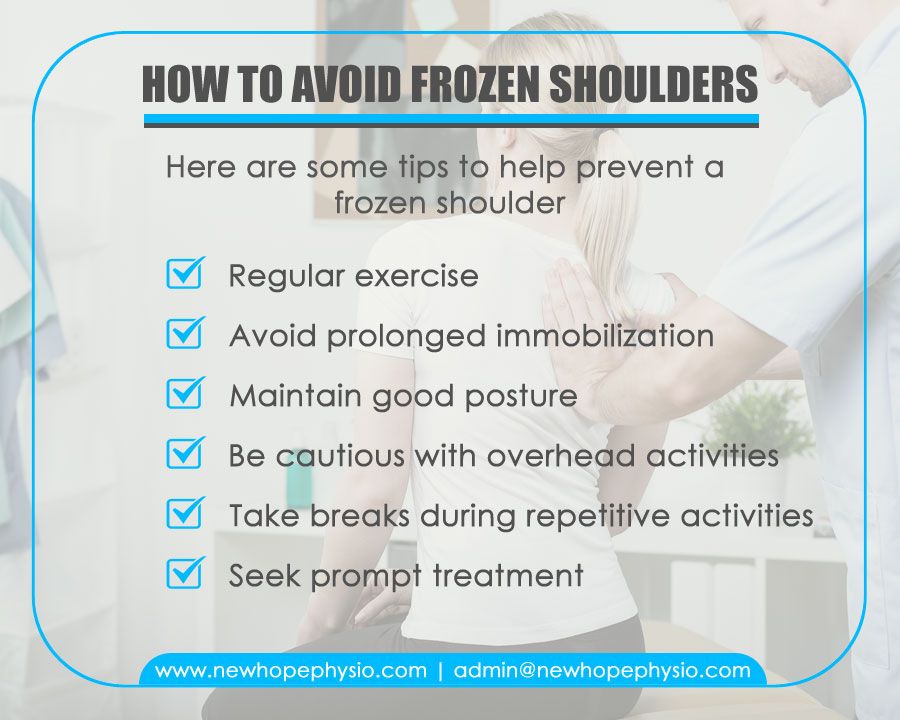 How To Avoid Frozen Shoulders