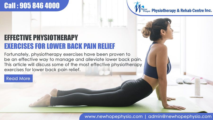 Effective Physiotherapy Exercises for Lower Back Pain Relief
