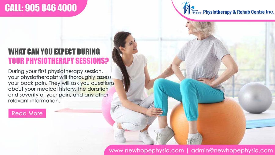 What can you expect during your physiotherapy sessions