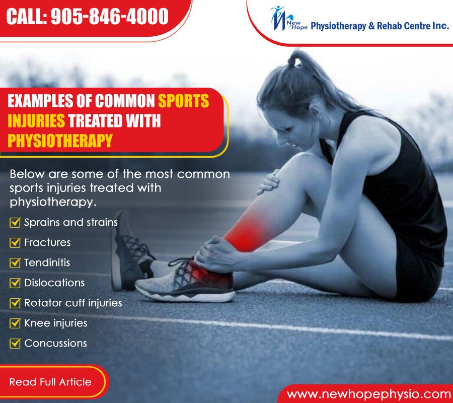 common sports injuries treated with physiotherapy