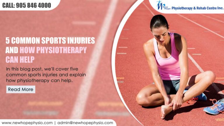 5 Common Sports Injuries and How Physiotherapy Can Help