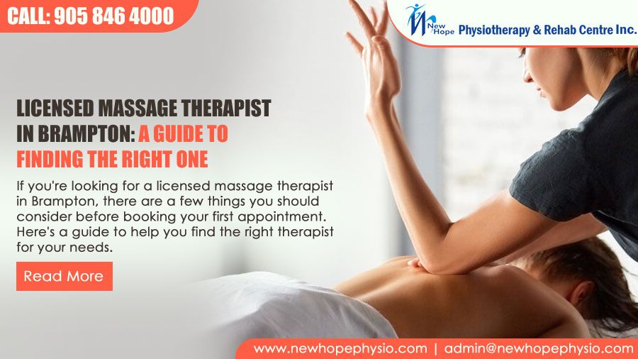 Licensed Massage Therapist in Brampton: A Guide to Finding the Right One