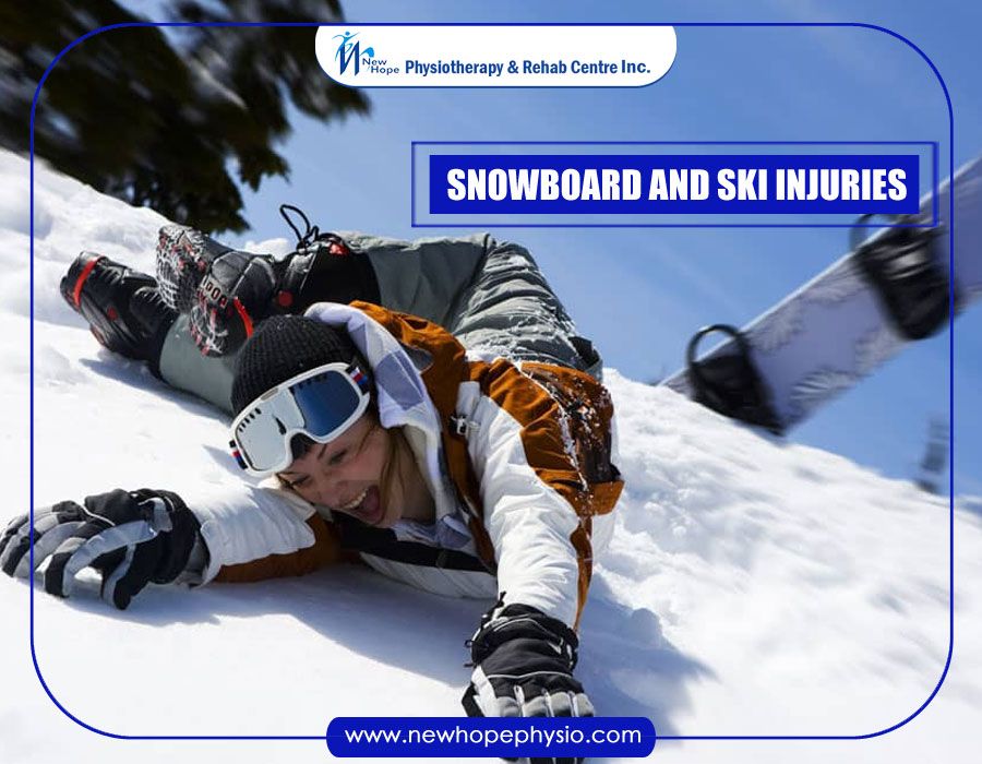 Snowboard and ski injuries