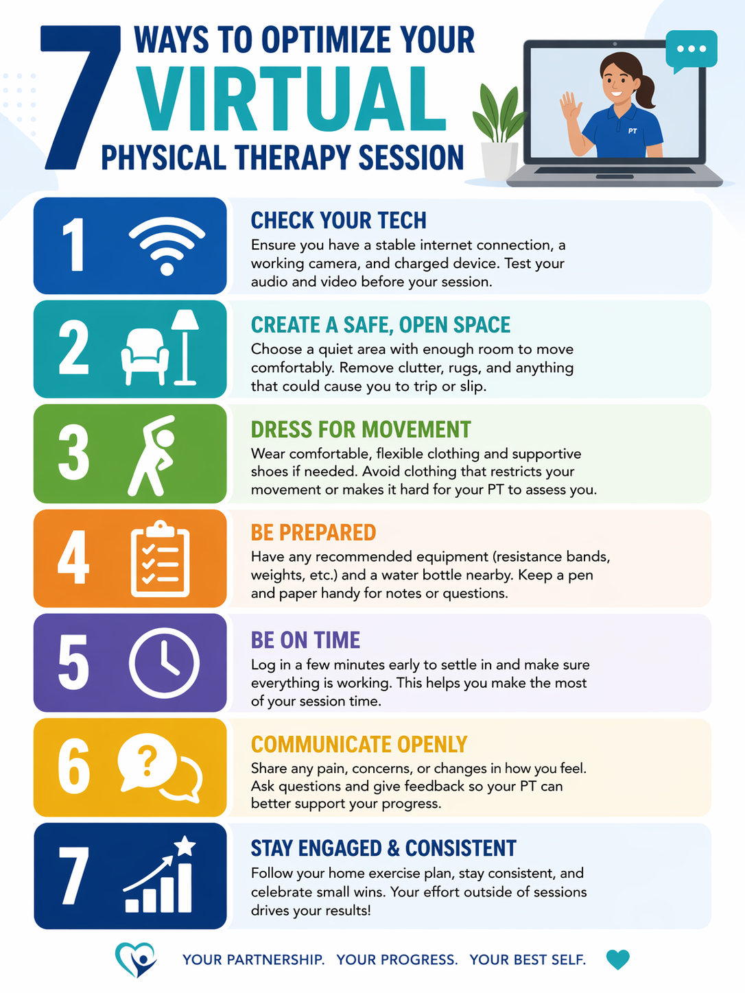 Virtual Physical Therapy Session