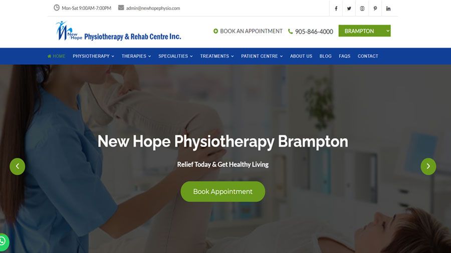 Physiotherapy center in Brampton: Best Places for Rehabilitation and Recovery