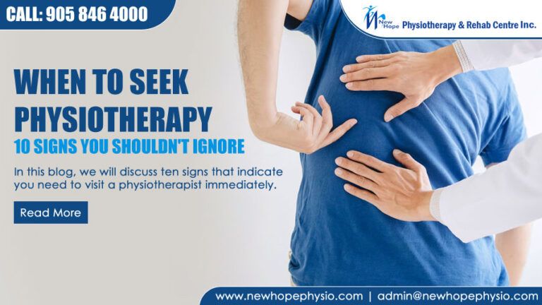 When to Seek Physiotherapy: 10 Signs You Shouldn't Ignore