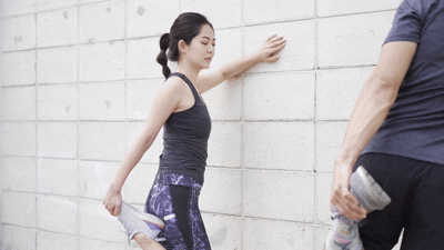 Wall Hamstring Stretch
