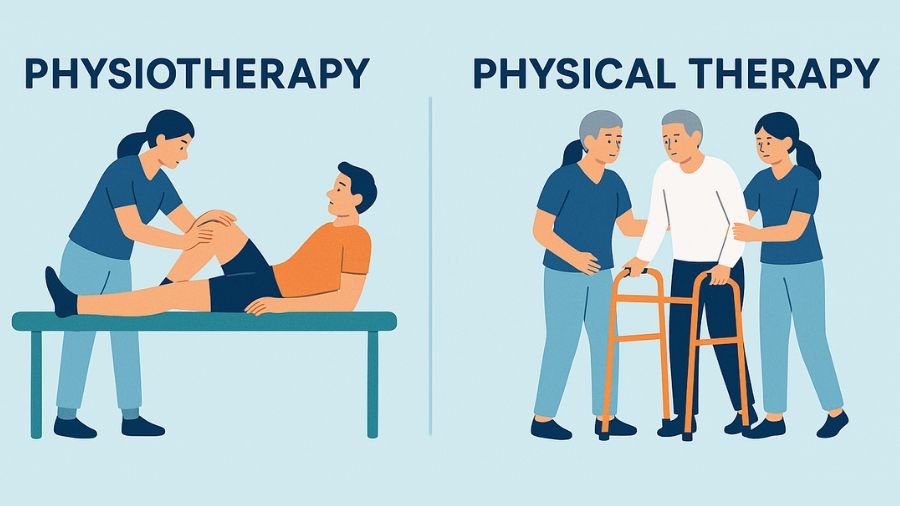Physiotherapy vs. Physical Therapy