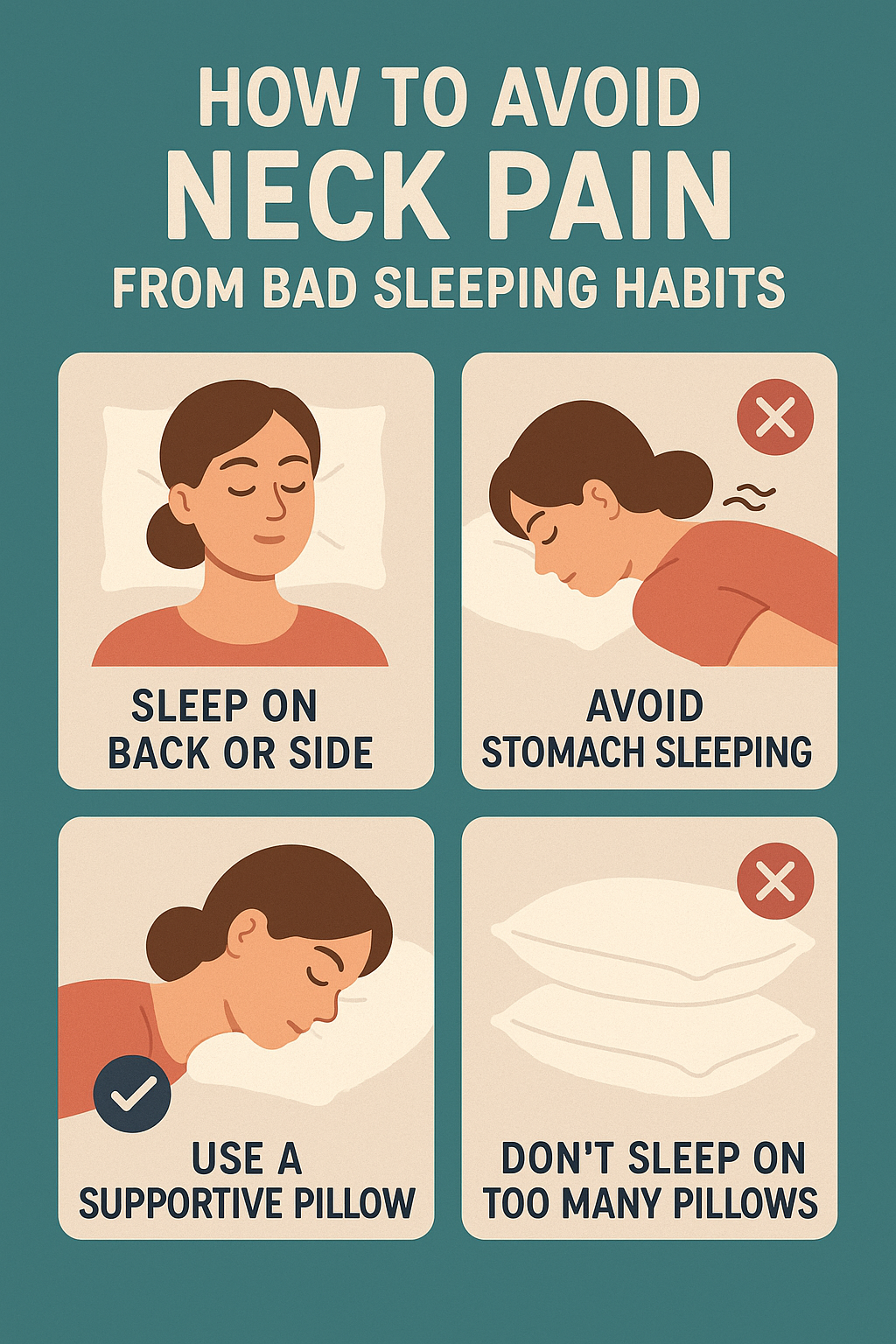 How to Avoid Neck Pain from Bad Sleeping Habits