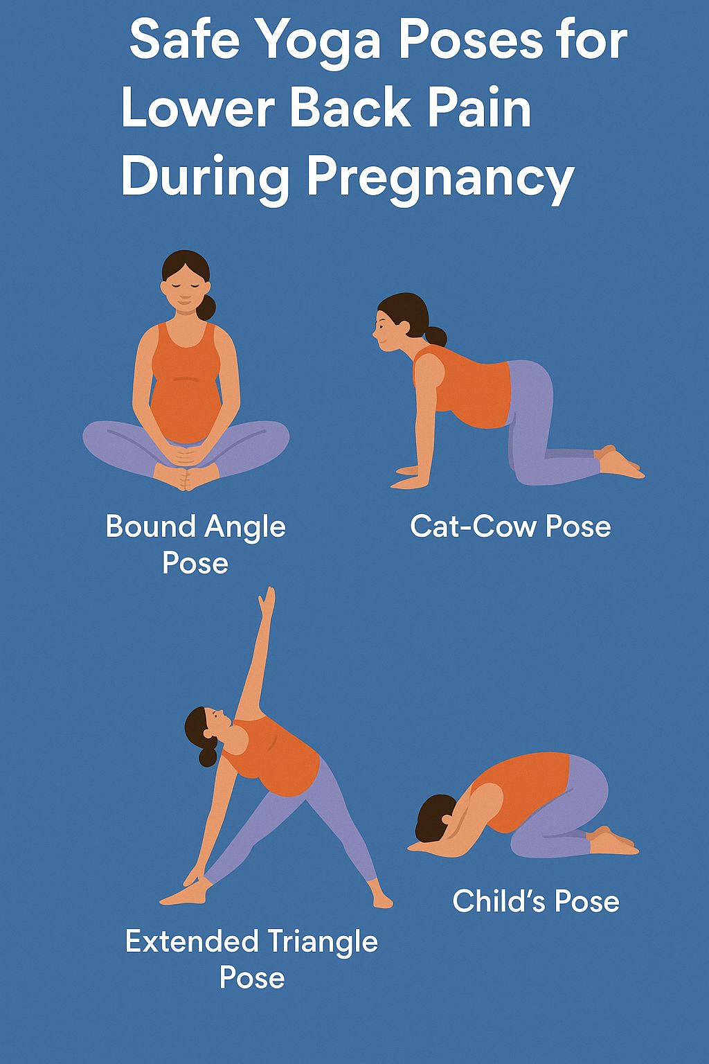 Poses of Safe Yoga with Lower Back pain