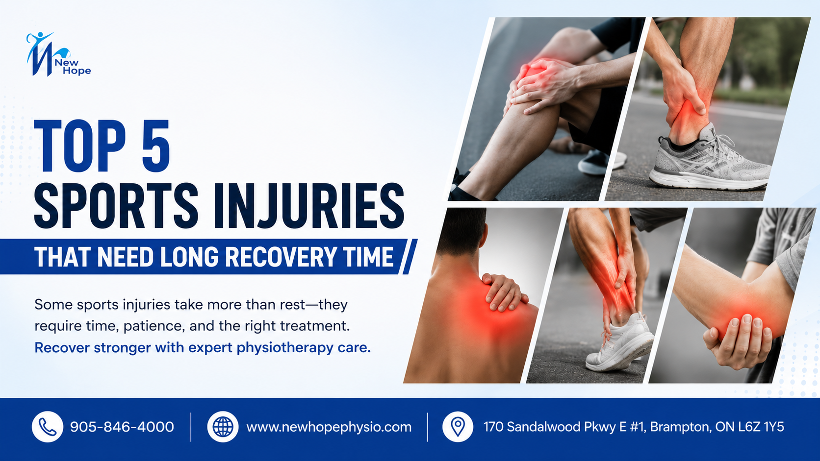 Top 5 Sports Injuries That Need Long Recovery Time