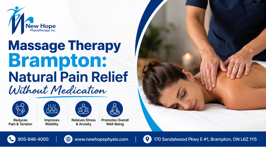 Massage Therapy Brampton: Natural Pain Relief Without Medication