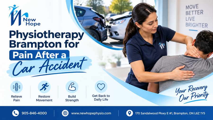 Physiotherapy Brampton for Pain After a Car Accident