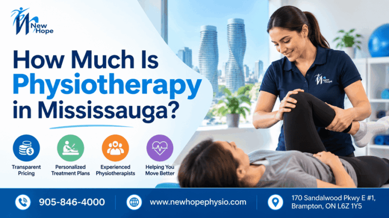 Physiotherapy cost in Mississauga with information about treatment prices and session fees