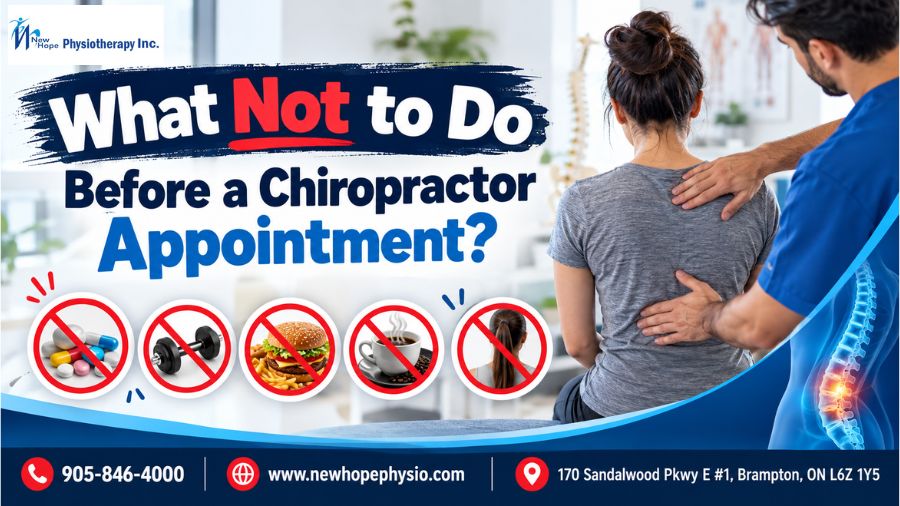 What not to do before a chiropractor appointment